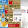 Promoções e descontos de Shavuot em 3 grandes mercados exclusivos Kasher de S.P.