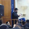 Rav Moshe Braverman de Israel ministra discurso no Beit Midrash Beis Yitschok