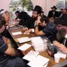 Grupo de Brasileiros visita o Ohel do Lubavitcher Rebe em New York