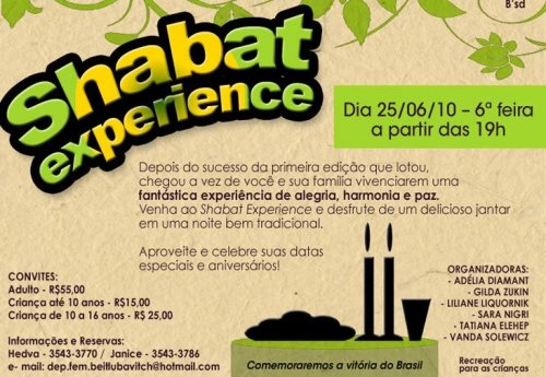 Shabat Experience no Beit Lubavitch Leblon