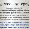 Tour do Beit Hamikdash com apresentação de novo video no Beit Chabad Central com Rabino Shamai Ende