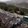 Jerusalem recebe a marcha de apoio ao soldado Gilad Shalit com braços abertos