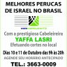 Venda Especial das Melhores Perucas de Israel no Brasil - Perucas Miri Kopelowitz com Yaffa Lasri - Um Projeto de Mariela Perucas