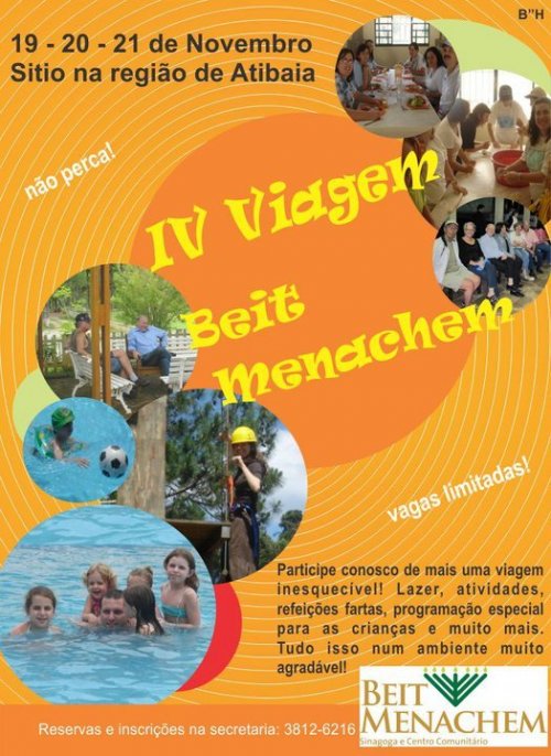 IV Viagem da Sinagoga e Centro Comunitário Beit Menachem 