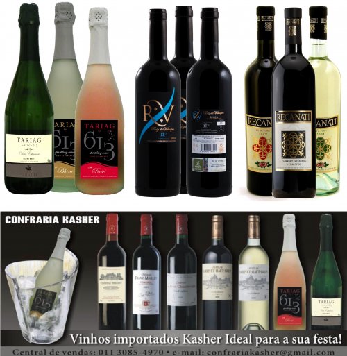 Confraria Kasher - Lançamento de vinhos Kosher La Rioja e Recanati