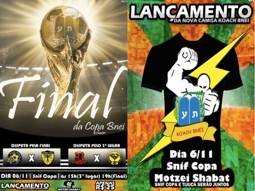 Programação especial de Motsaei Shabat no Bnei Akiva Rio de Janeiro