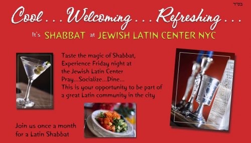 Latin Shabbat - Shabat especial para Brasileiros e Latino Americanos em Manhattan, NY