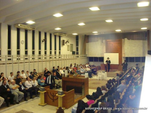 Makom e Taglit promovem palestra do renomado Rabino Grossman de Israel na Congregação Monte Sinai em São Paulo