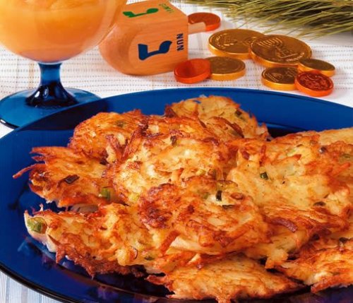 Receita de Latkes (Bolinhos de Batata)