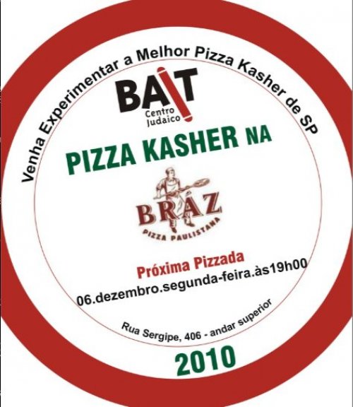 Pizza Braz versão Kasher - Chanuká 2010