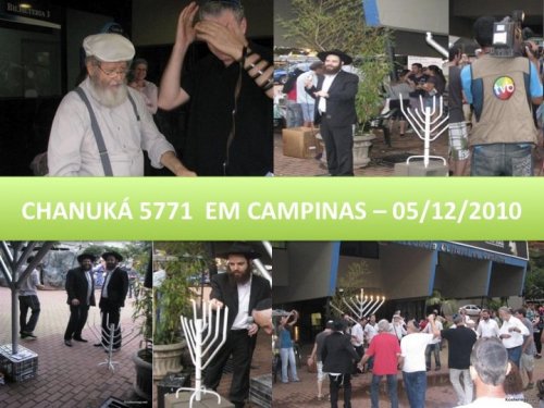 Destaque na mídia: Comunidade Judaica de Campinas celebra o acendimento de Chanukia em praça pública