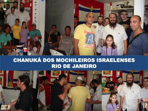 Galeria de Fotos e Vídeos: Chanuká dos Mochileiros israelenses no Rio de Janeiro