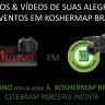 Parcería Inédita: FOTOS & VÍDEOS de Suas Alegrias e Eventos em Koshermap Brasil by Mujano