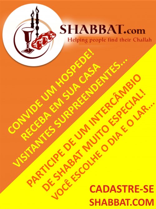 Convide-se para um Shabat ! | Receba no Aconchego de seu Lar um Visitante pra lá de Especial | É muito Fácil: Shabbat.com