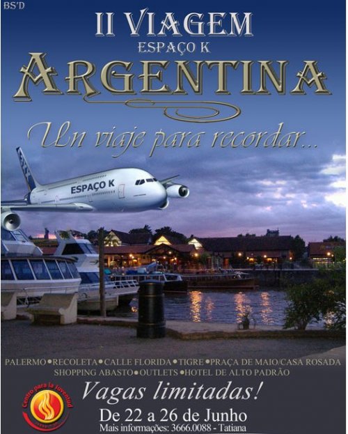 II Viagem Espaço K Argentina - Para Jovens da Comunidade Judaica