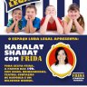 Kabalat Shabat pra Crianças no Rio de Janeiro com Jogos, Brincadeiras, Teatro, Contador de Histórias e um Delicioso Kidush