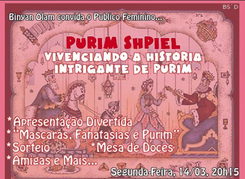 Binyan Olam: Purim Shpiel para Mulheres - Vivenciando a Historia Intrigante de Purim