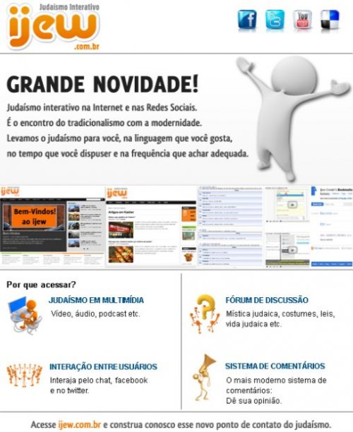 Conheça o ijew.com.br |  novo website sobre Judaismo em Português