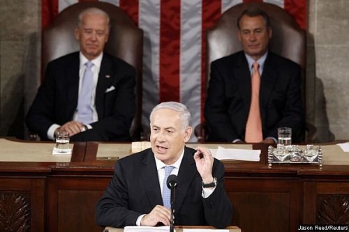 Discurso do Premiê Israelense Binyamin Netanyahu é aplaudido no Congresso Norte Americano