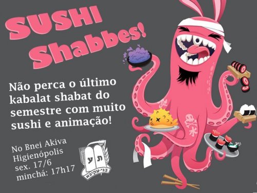 Sushi Shabbes no Bnei Akiva Higienópolis