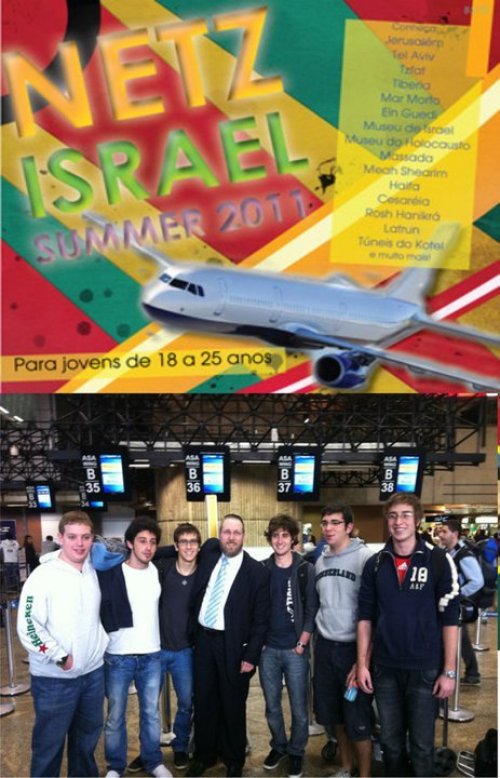 Imagem do Dia: Galera do Projeto Netz embarcam para Israel