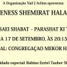 Palestra Rabino Ezriel Tauber Shlita na Congregação Mekor Haim - 21º Keness Shemirat Halashon