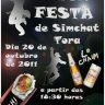 SIMCHÁ TORÁ 5772 - Mega Festa de Simchat Torá no O Shil