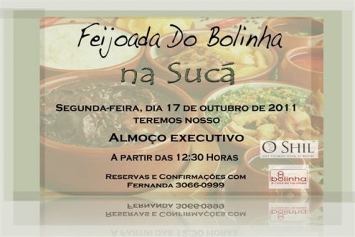 Almoço Executivo: Versão Kasher da Feijoada do Bolinha na Sucá do O Shil