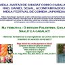 Mega Jantar de Shabat no Bnei Akiva com o "Cabalista" Rab. Daniel Segal e Festival de Comida Japonesa Kasher