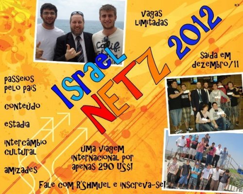 Jovens: Viagem para Israel com o Projeto Netz