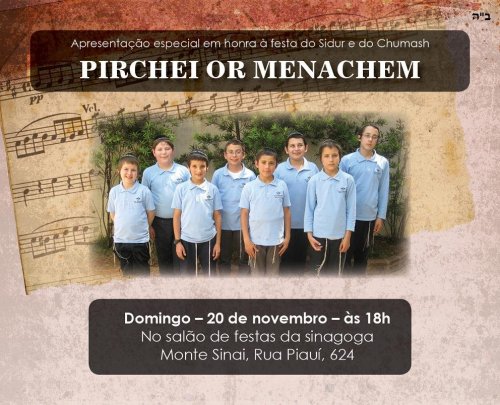 Apresentação Musical dos Alunos do Colégio Or Menachem