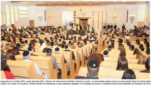 Galeria de Fotos: Inauguração Museu do Holocausto do Brasil em Curitiba com a Presença do Governador Beto Richa e Outras Autoridades e Personalidades