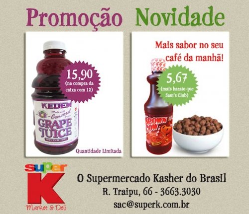 SUPER K Market & Deli com Promoção e Novidade