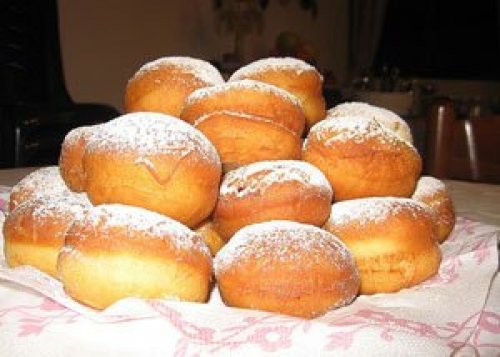 Receita de Sufganiot Parve para Chanuka