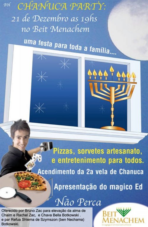 Chanuká Party no Beit Menachem - Alto de Pinheiros