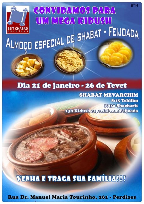 Feijoada Especial Kasher de Shabat em Perdizes