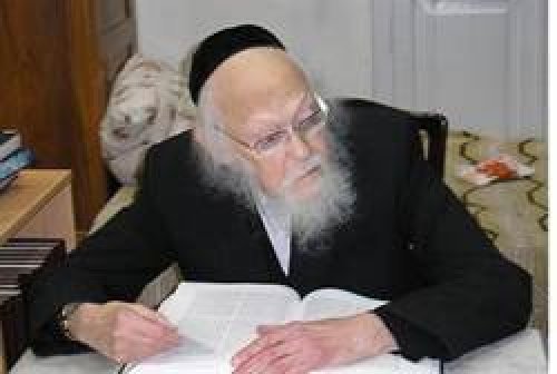 Rav Yossef Shalom Eliashiv Shlita em Estado Crítico de Saúde