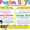 Purim no BAIT, com Festa, Leitura da Meguilá, Seudá e muito mais