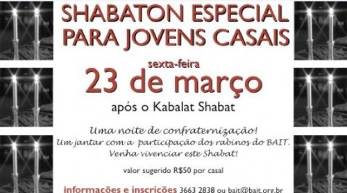 BAIT: Shabaton Especial para Jovens Casais