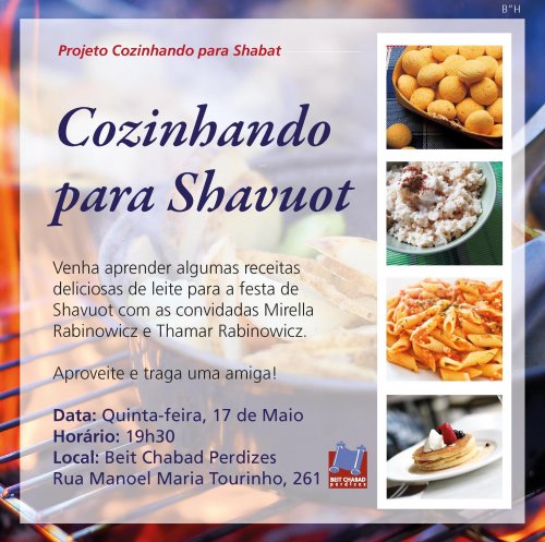 Beit Chabad de Perdizes: Cozinhando para Shavuot