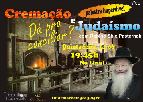 Cremação e Judaísmo: Dá Para Conciliar? | Atividade com Rabino Shie Pasternak em Porto Alegre