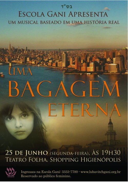 Escola Gani Apresenta "Uma Bagagem Eterna", Musical Baseado em História Real