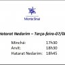 Sefaradim: Primeira Hatarat Nedarim, na Congregação Monte Sinai (Piaui)