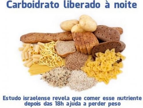 Estudo Israelense Afirma que o Consumo de Carboidratos após as 18h Ajuda a Emagrecer