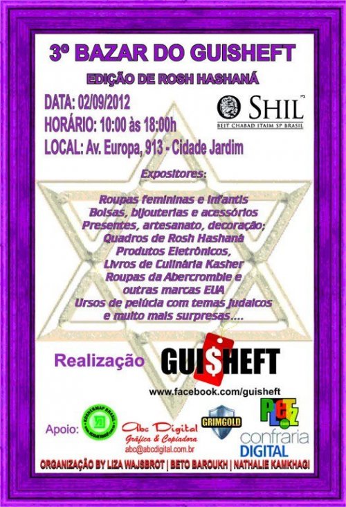 3o Bazar do Grupo Guisheft, em O Shil