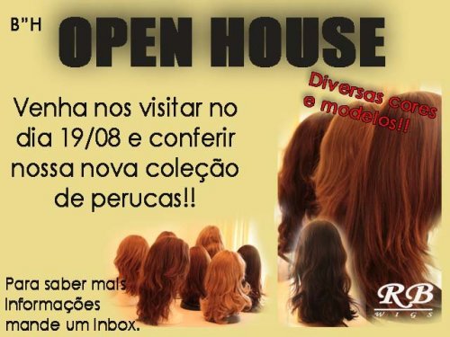 RB WIGS - Perucas - Open House de Lançamento