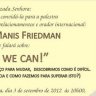 Rabino Manis Friedman: "Yes, We Can" - Palestra para Público Feminino em Higienópolis