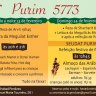 Beit Chabad de Perdizes: Programação Completa de Purim 5773 