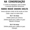 Mekor Haim: Educação - Palestra do Rabino Moshe Einhorn Shlita