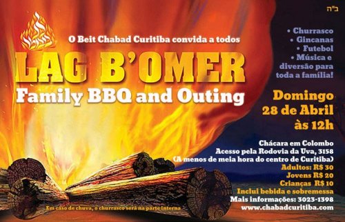 Curitiba: Lag Baomer Famuly BBQ and Outing